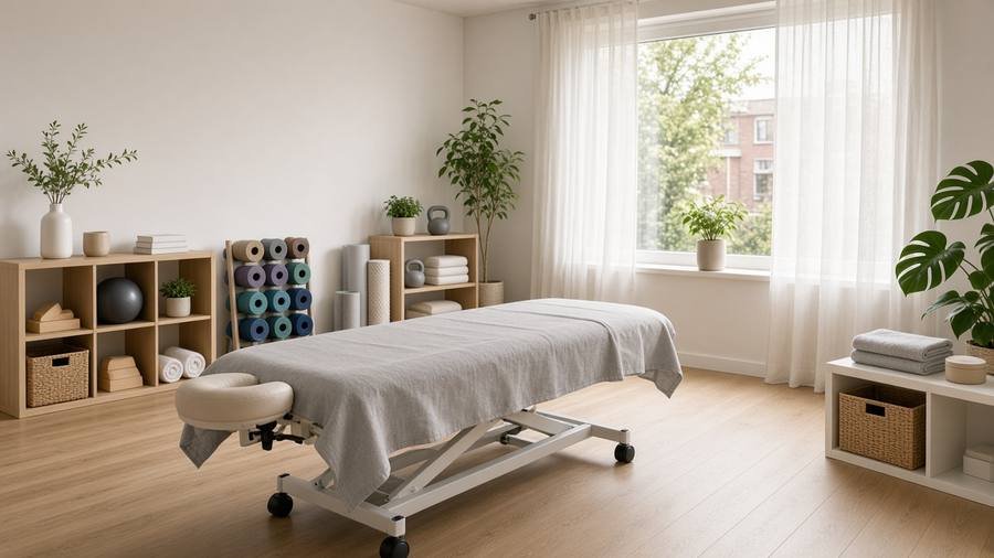 Behandelkamer van een fysiopraktijk
